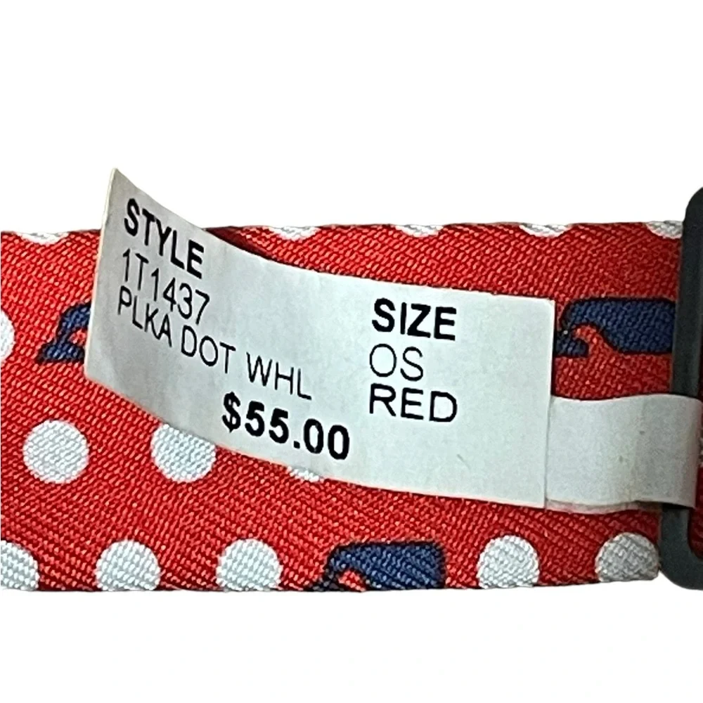 Vineyard Vines Men’s Bow Tie Whales Polka‎ Dots Red White Blue B28